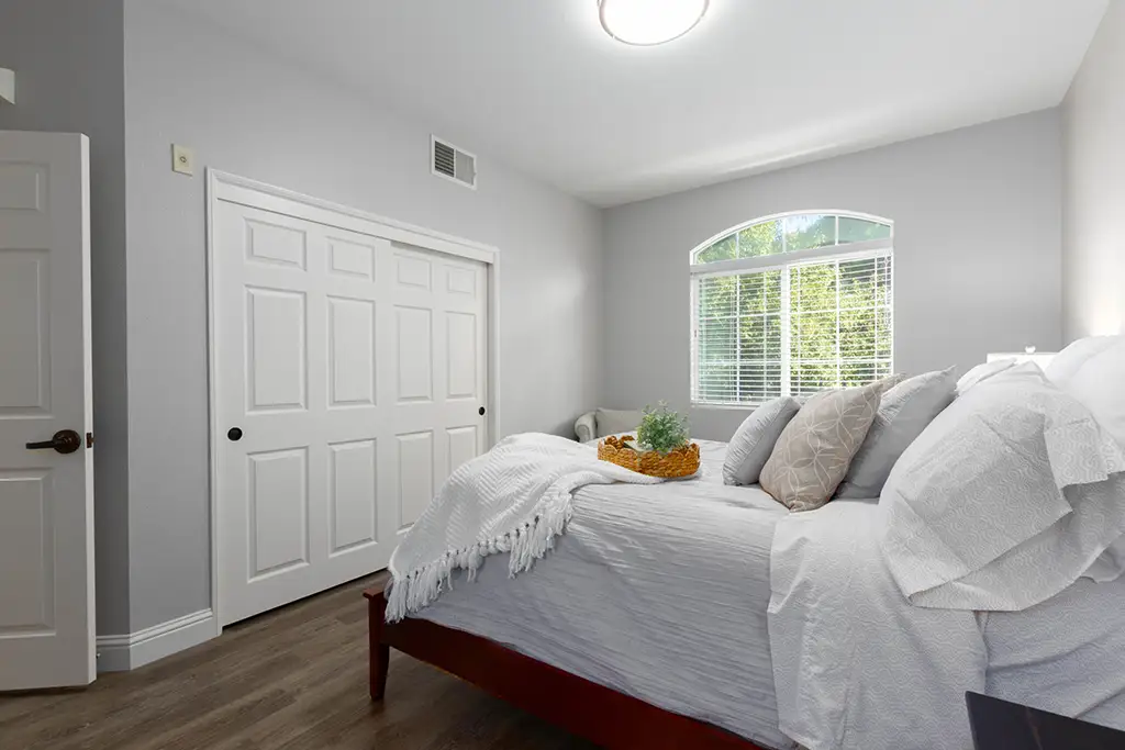 Cozy private resident room with natural light
