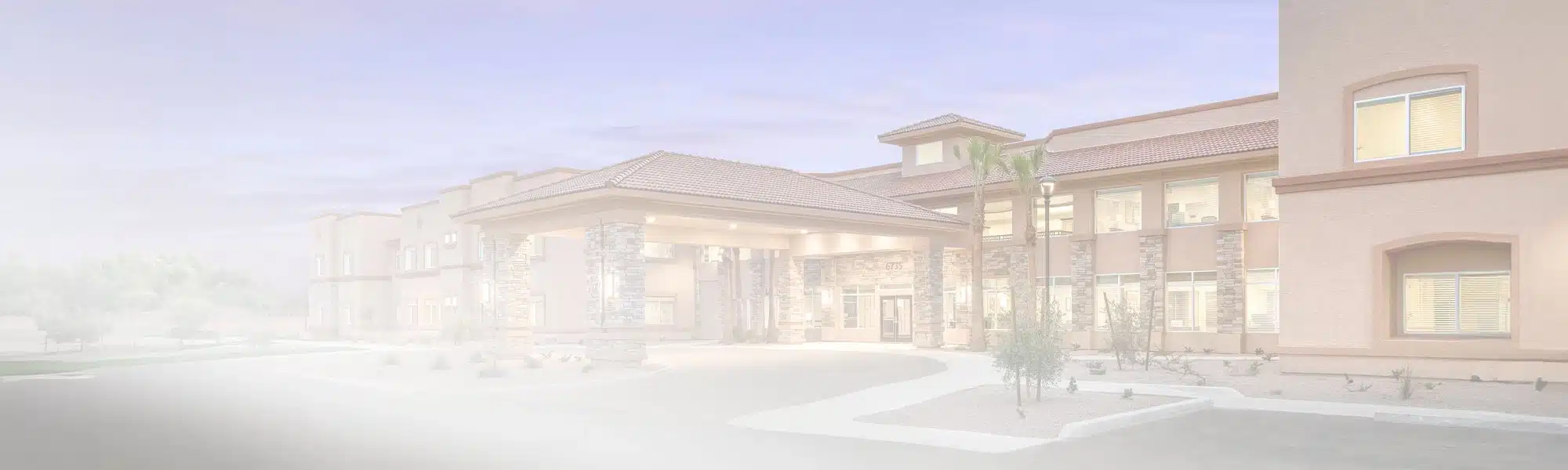 Exterior view of the MorningStar Senior Living building