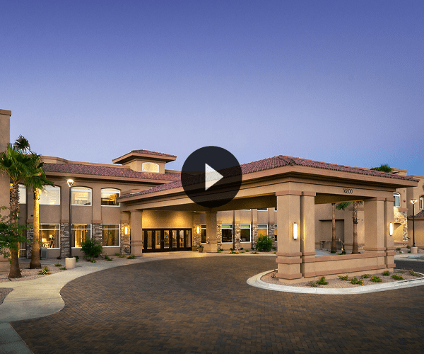 Exterior view of MorningStar Senior Living at Golden Ridge