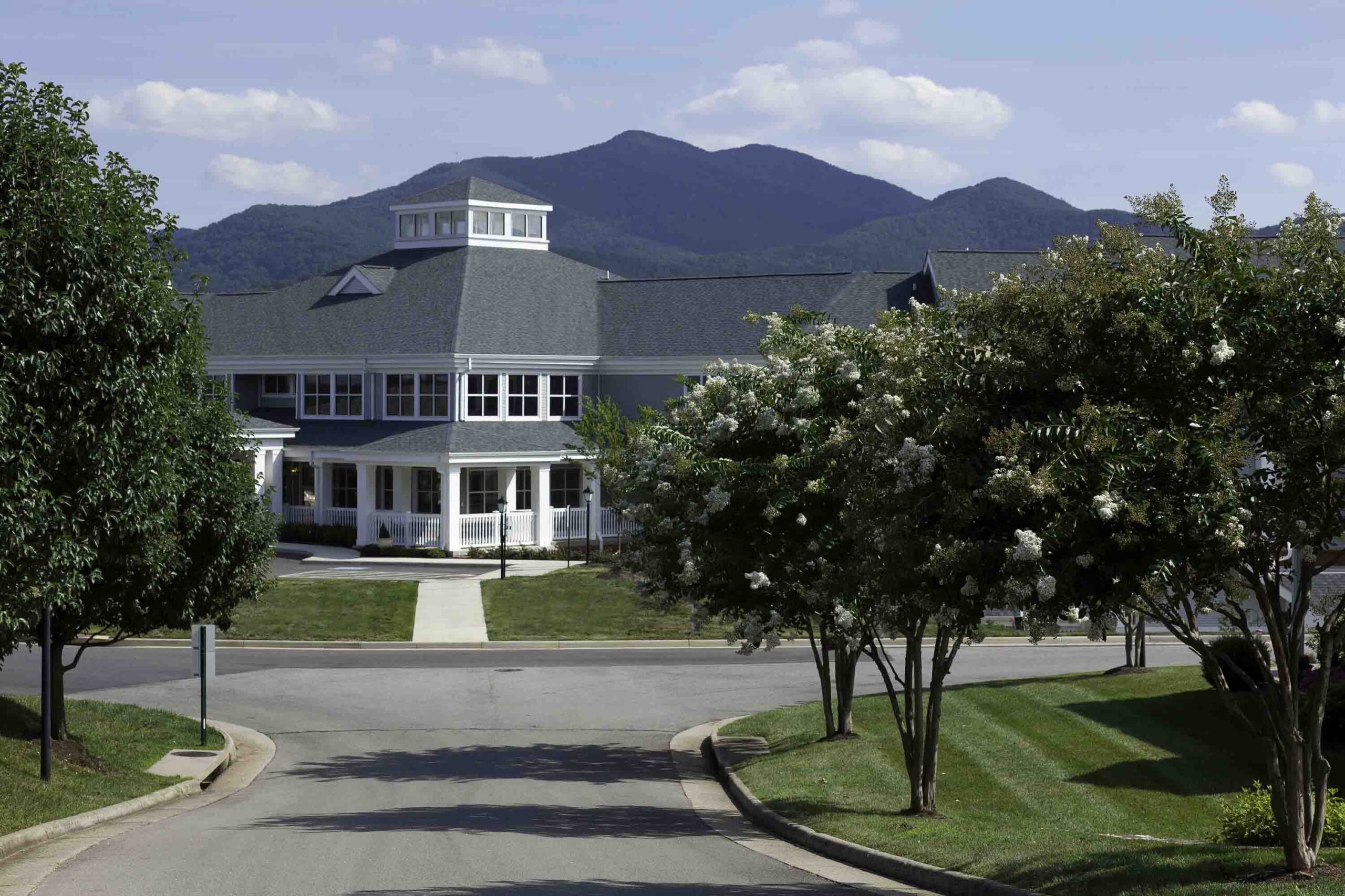 Exterior view of the Friendship Retirement Community building