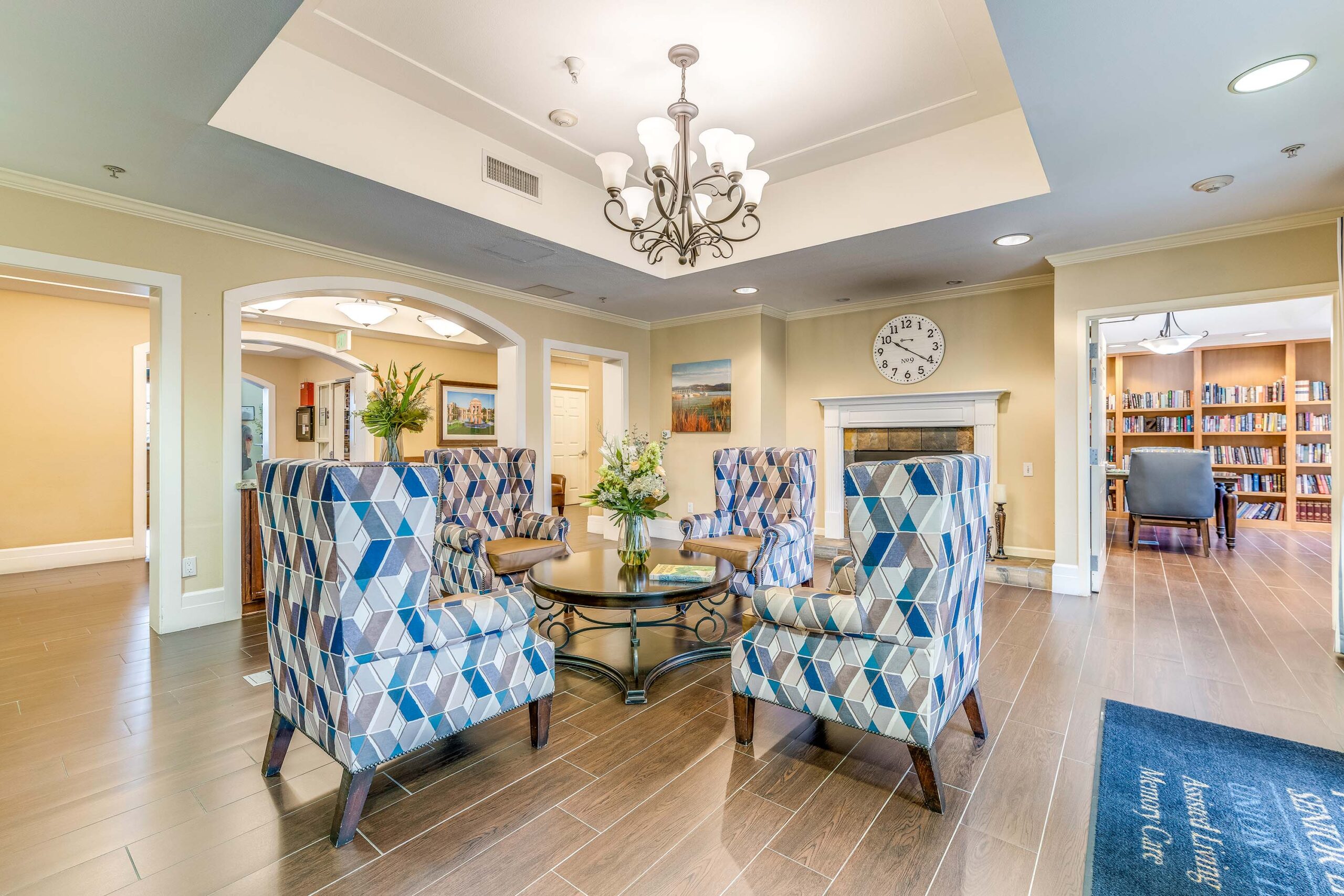 Interior common area with seating and decor