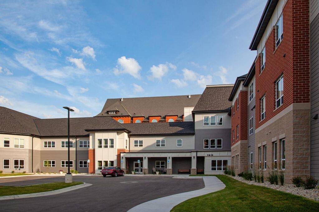 Exterior view of the Fairway Knoll facility.
