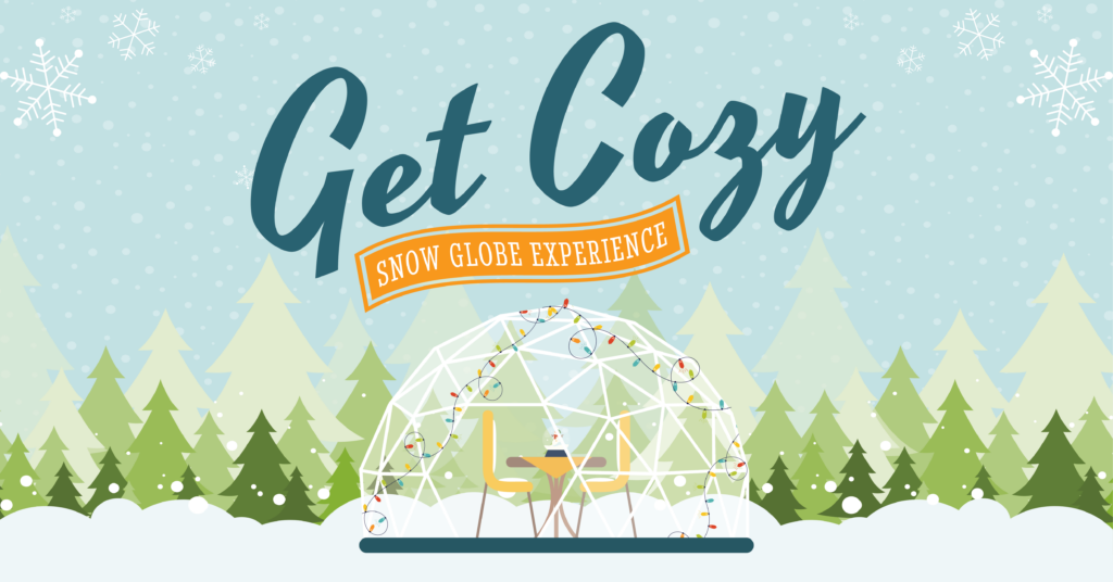Decorative graphic for a winter experience theme