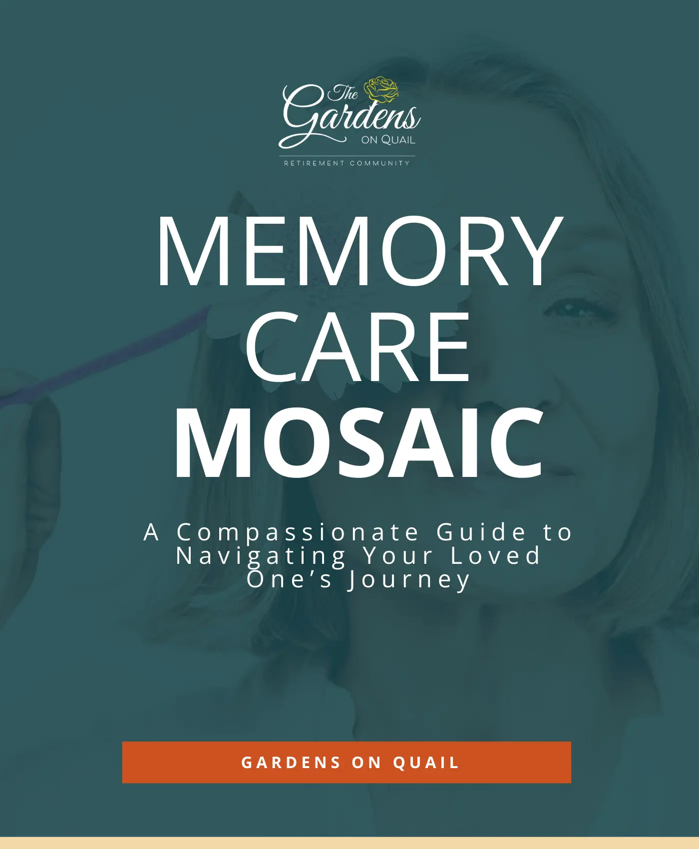 Promotional graphic for memory care services