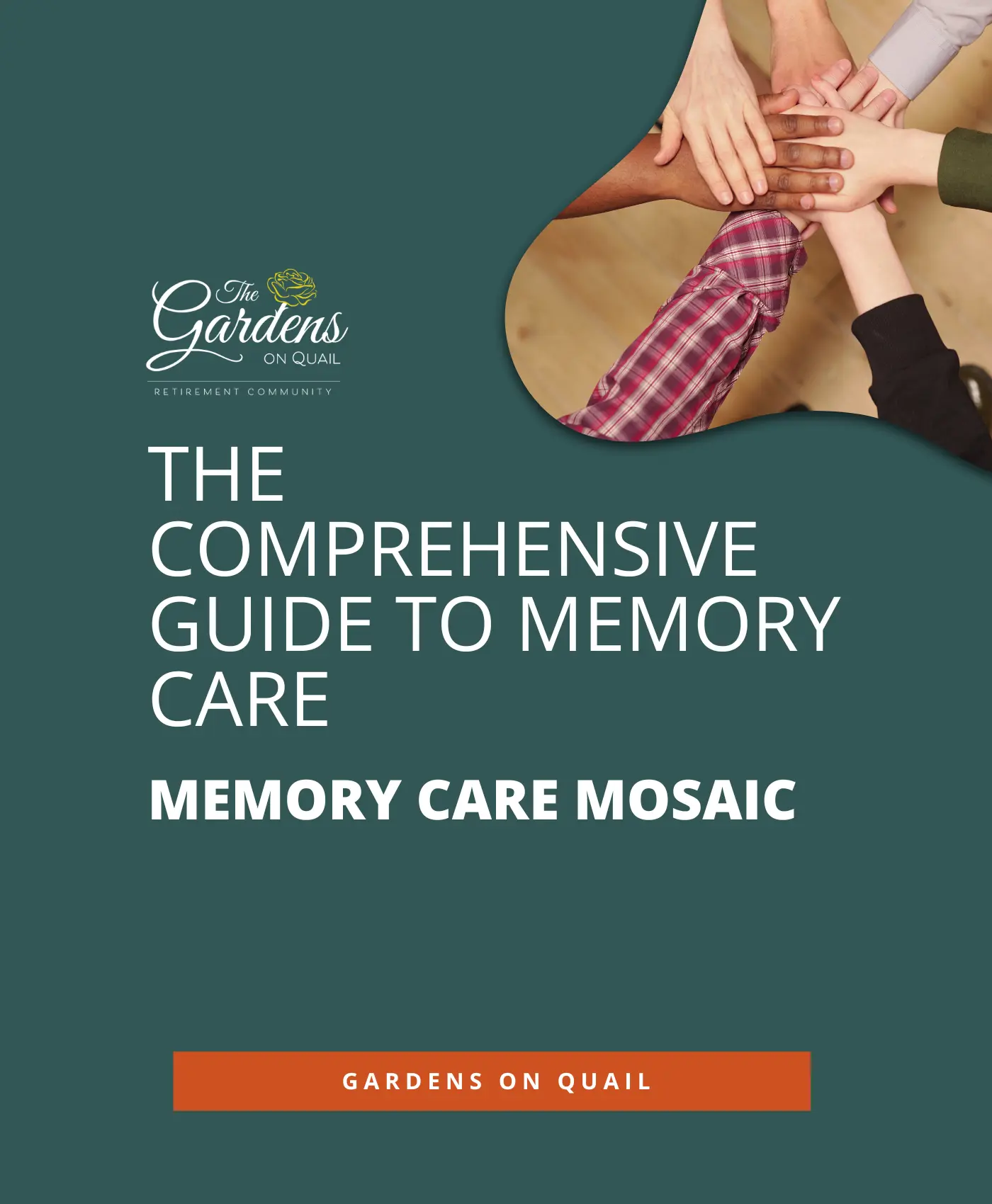 Facility logo with text about memory care