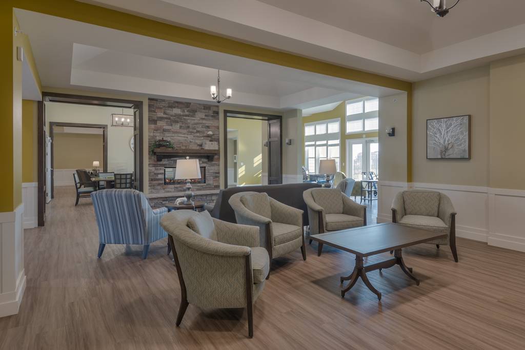 Cozy common area with comfortable seating