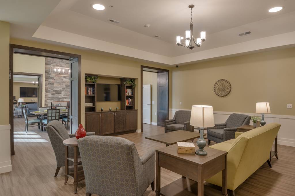 Interior common area with seating and decor