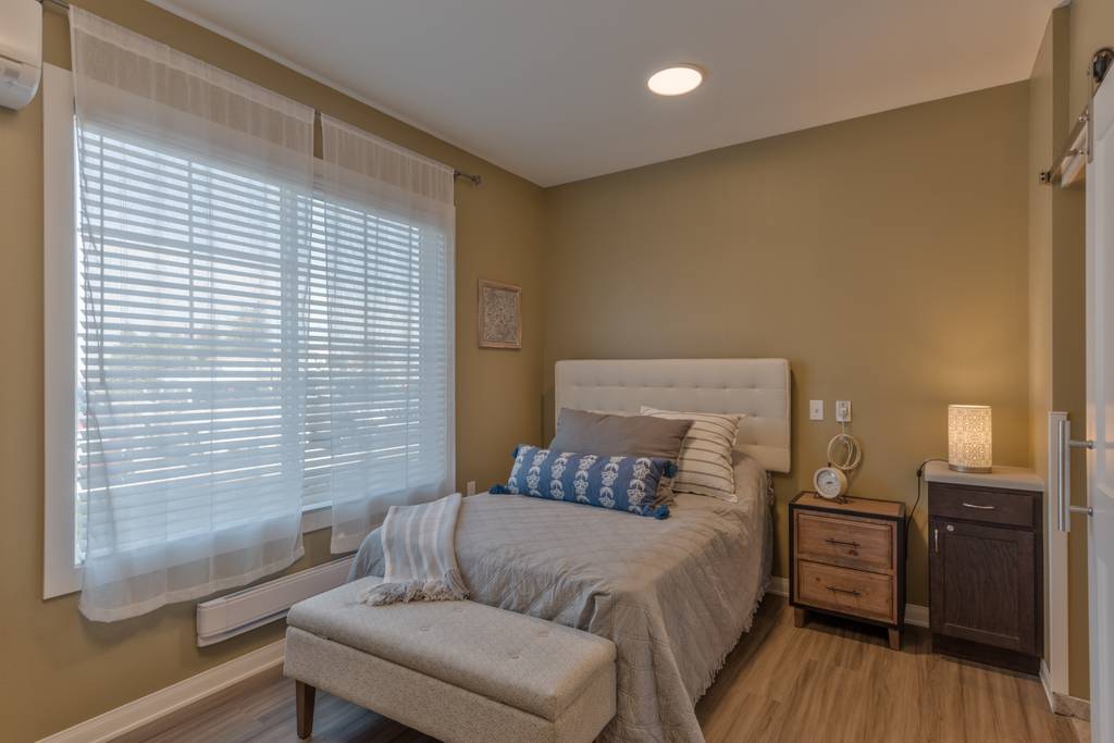 Cozy private resident room with natural light