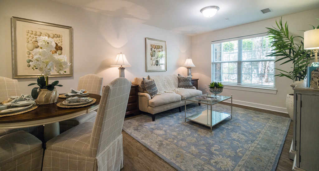 Interior view of a cozy and well-decorated living space