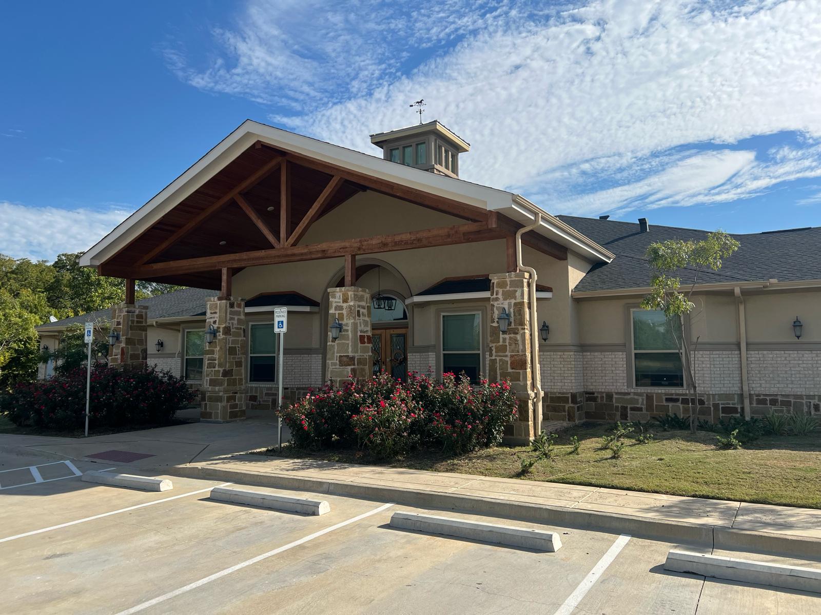 Front exterior of Village Green Assisted Living