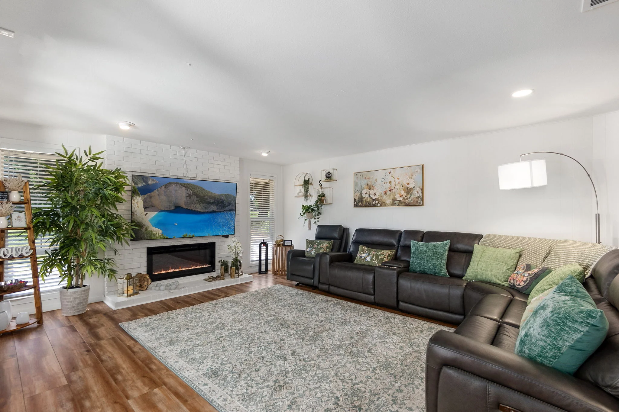 Cozy interior living room with comfortable seating