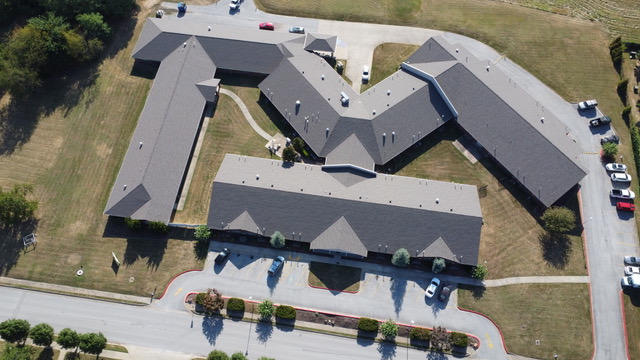 Aerial view of Azalea Estates of Monroe campus