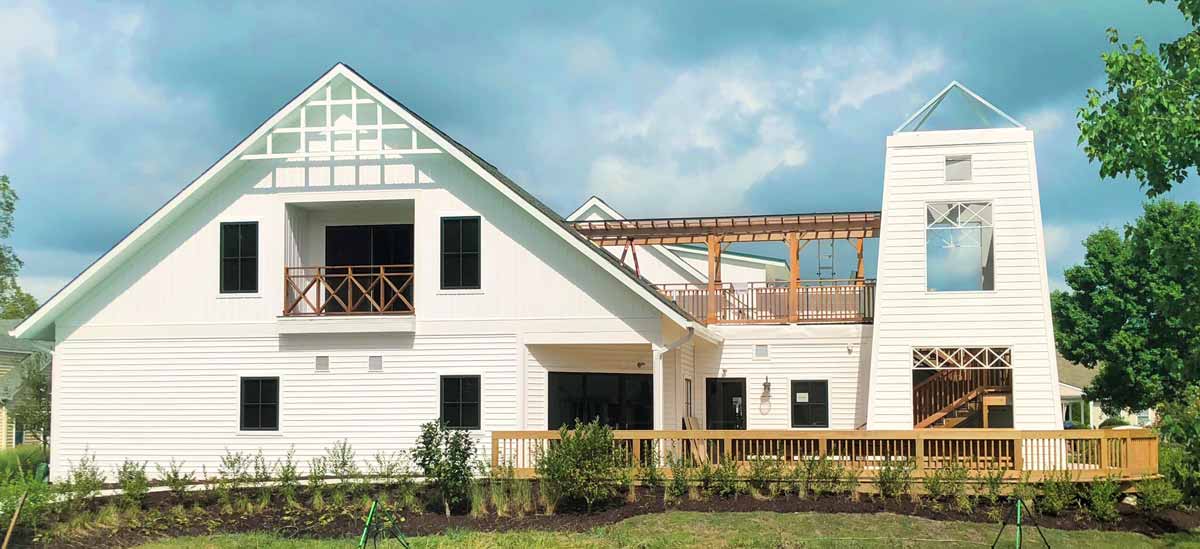 Exterior view of a senior living facility