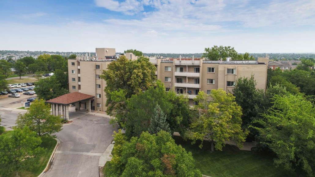 Aerial view of The Villas at Sunny Acres facility