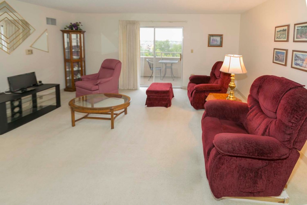 Bright interior lounge area with comfortable seating