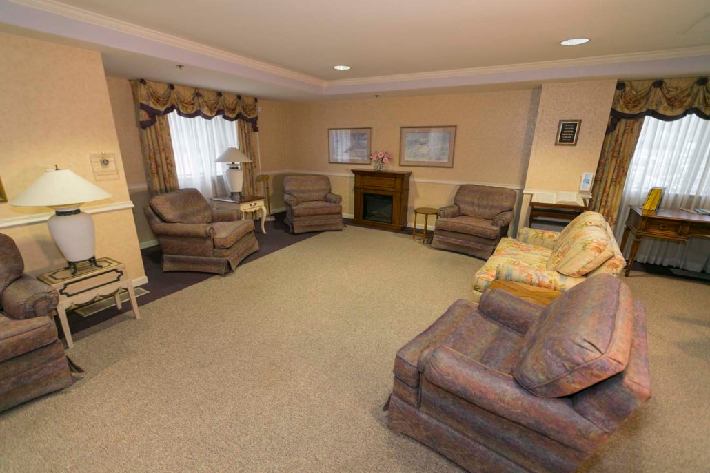 Common area with comfortable seating arrangements