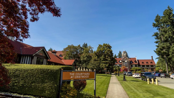 Exterior view of The Courtyard at Cristwood