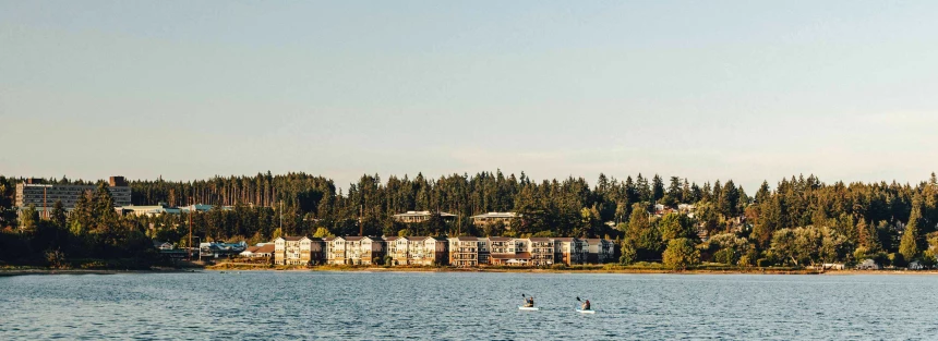 View of Cristwood facility along the waterfront