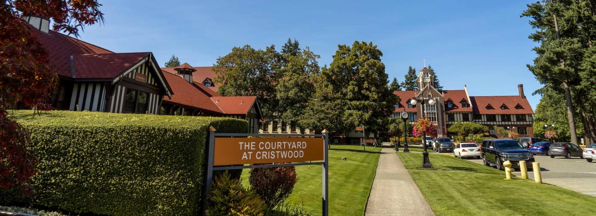 Exterior view of The Courtyard at Cristwood