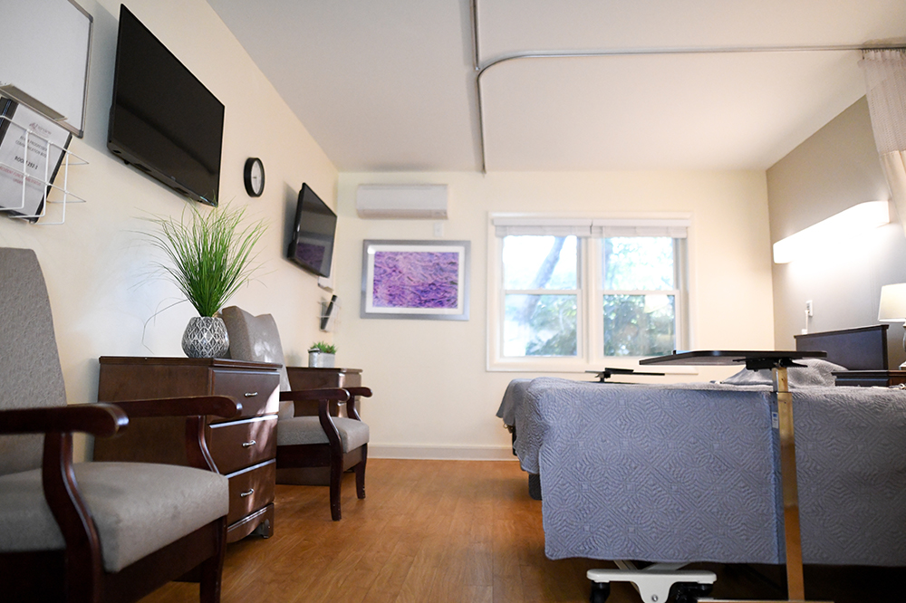 Bright and cozy resident room with modern amenities