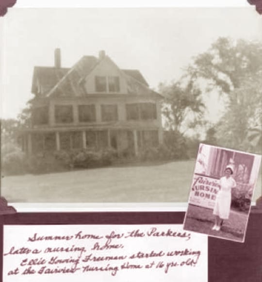 Historic nursing home building exterior