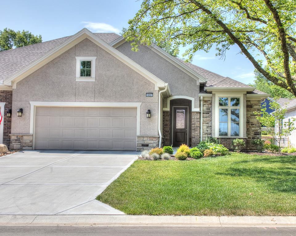 Exterior view of a residential facility with landscaping