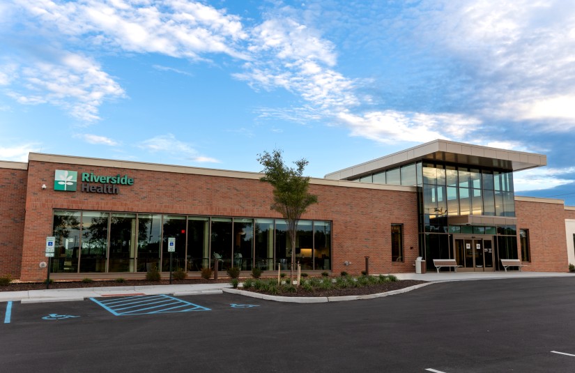 Exterior view of the Riverside Health facility