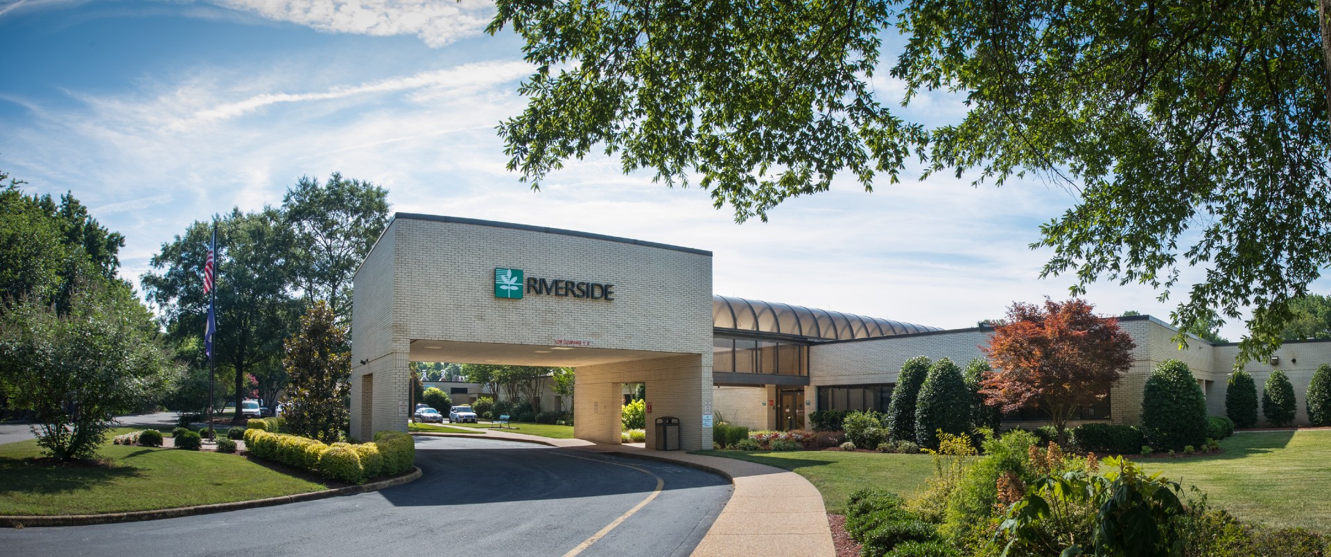 Exterior view of the Warwick Forest assisted living facility