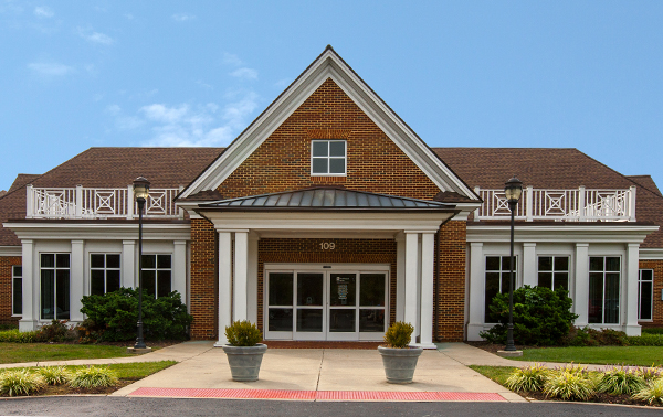 Front entrance of Warwick Forest facility