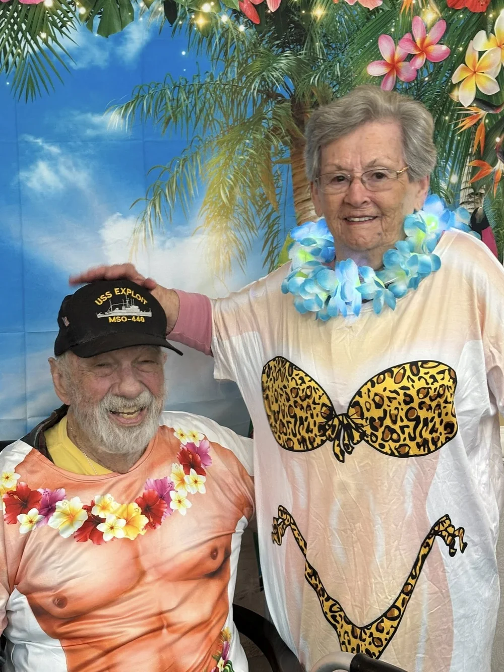 Residents enjoying a fun themed activity together