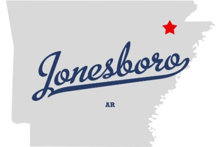 Logo design featuring the name Jonesboro