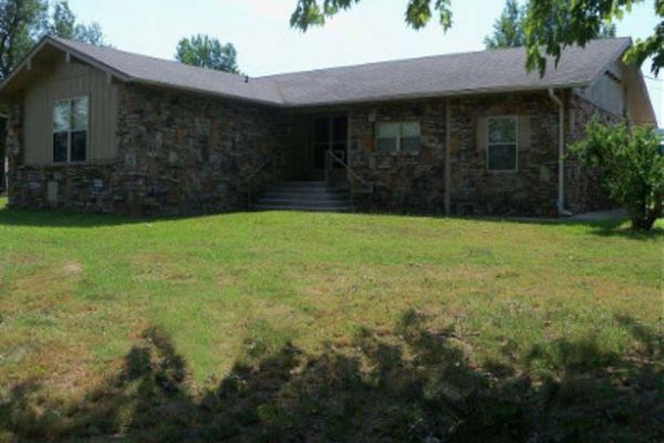 Exterior view of a facility building