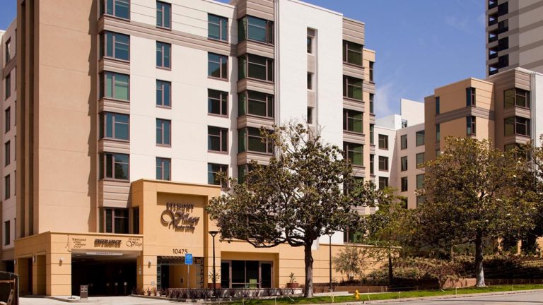 Exterior view of Belmont Village building