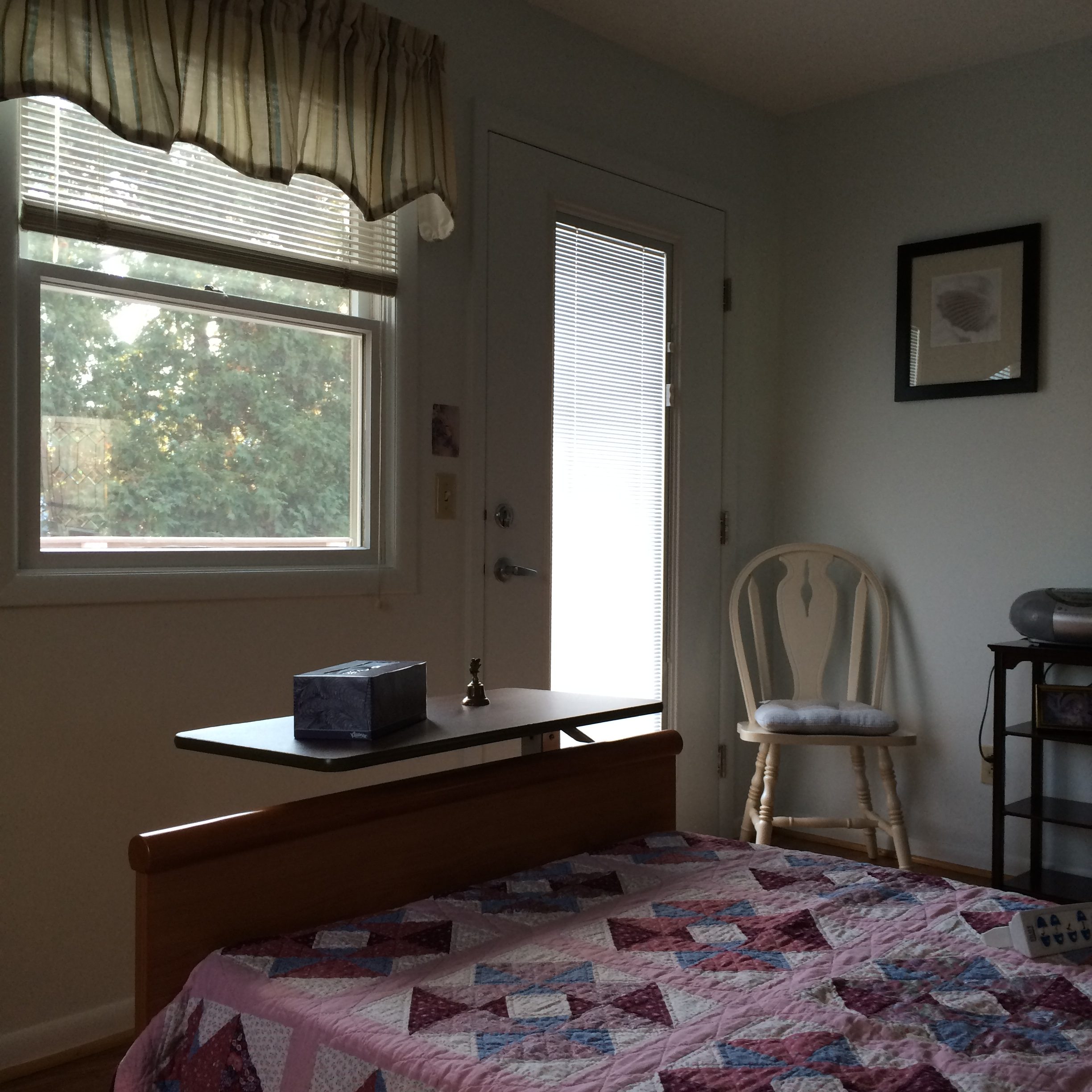 Cozy interior of a resident's room