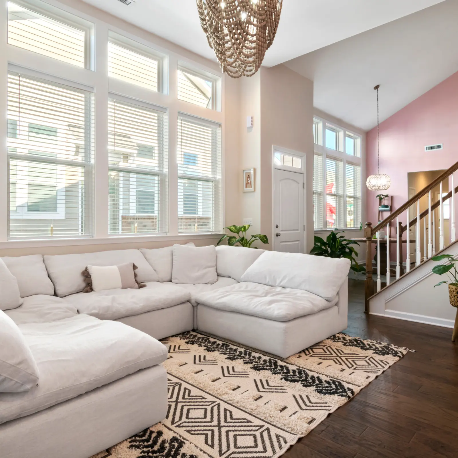 Cozy common area with seating and natural light.