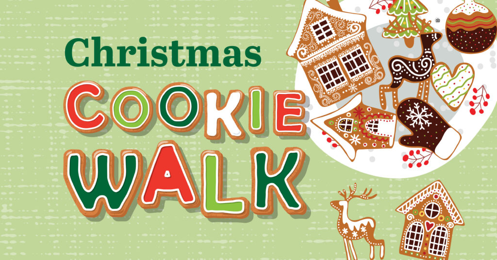 Graphic design for a Christmas cookie event