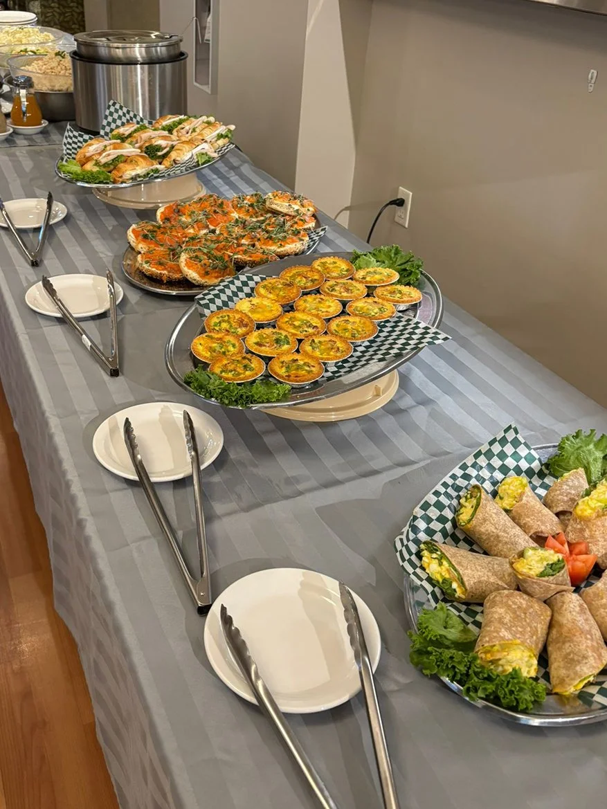 Assorted meals displayed on a dining table