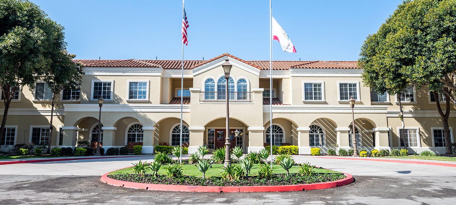 Exterior view of Capistrano Senior Living facility