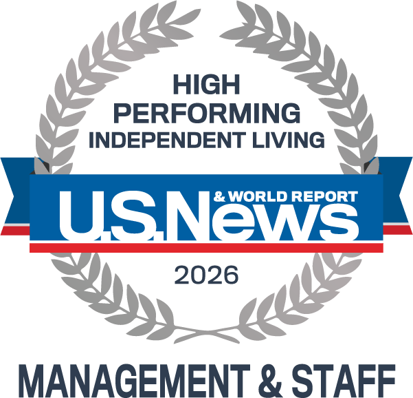 U.S. News Management & Staff badge for high performance