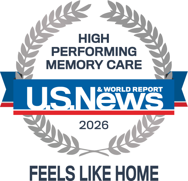 Award badge for high performing memory care