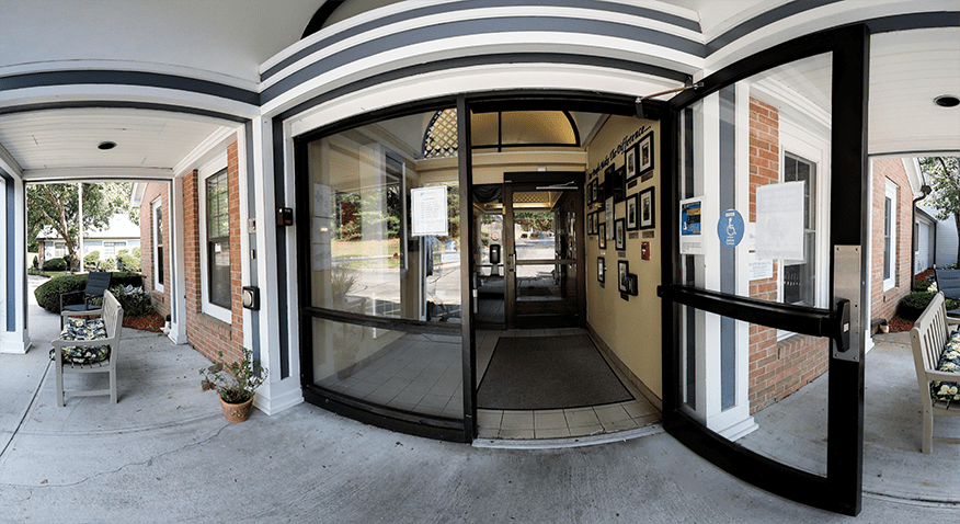 Entrance to Brookdale South Bay facility