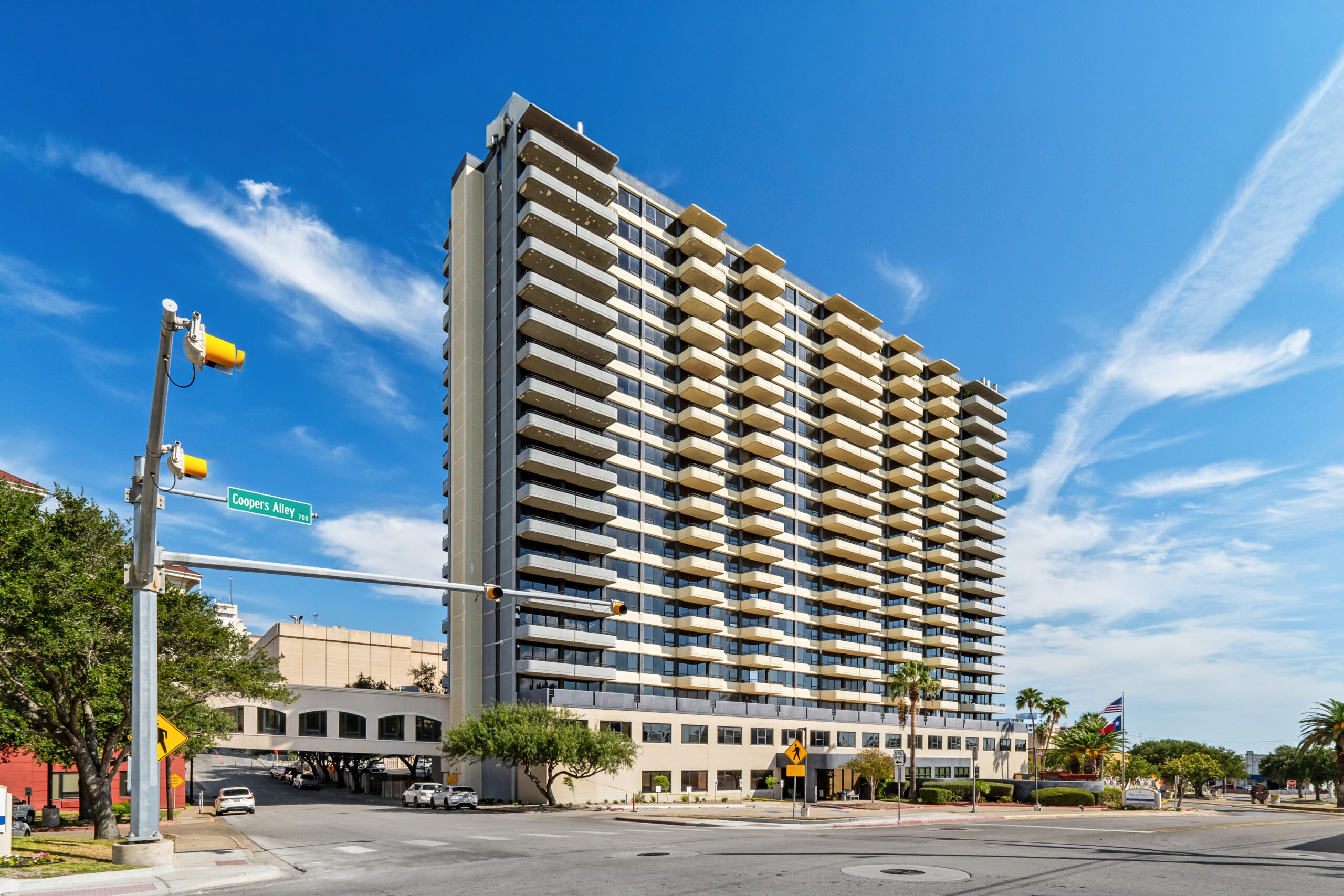 Exterior view of Brookdale Trinity Towers building