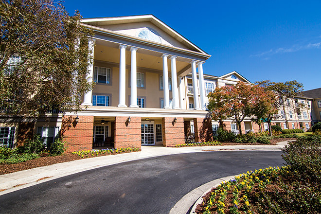 Exterior view of Brookdale Jones Farm building