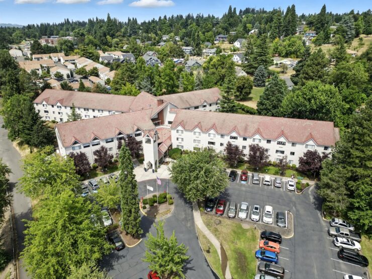 Aerial view of Solista Milwaukie facility.