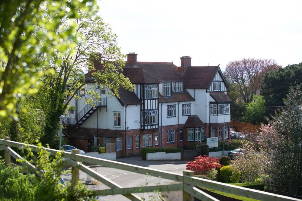 Exterior view of The Orchards Residential Home facility