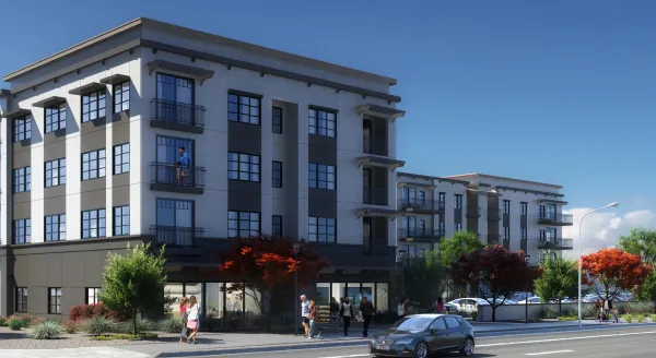Exterior view of Cadence at Olney, a senior living facility