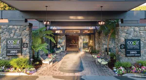 Entrance of the Cogir of Fremont Senior Living facility