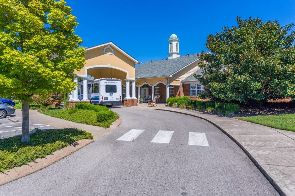 Exterior view of Charter Senior Living of Hermitage building