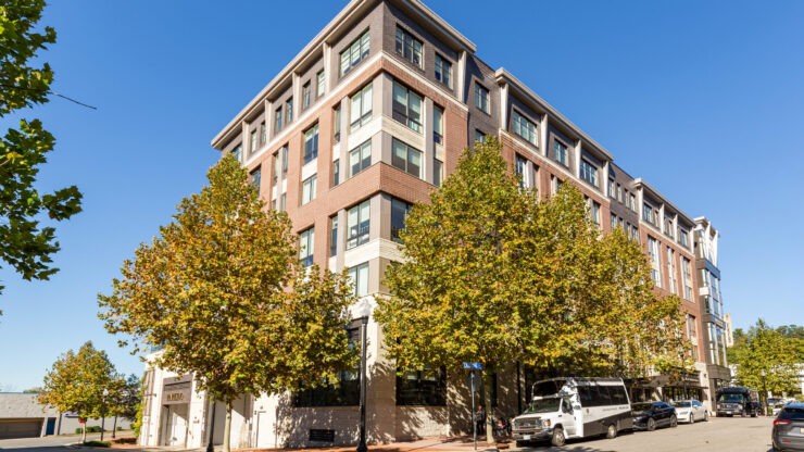 Exterior view of the Cadence at Olney building