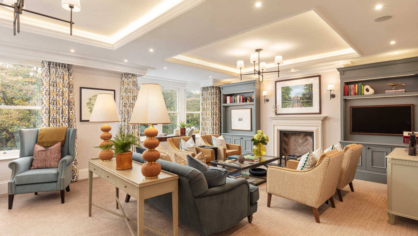 Bright and inviting common area with comfortable seating